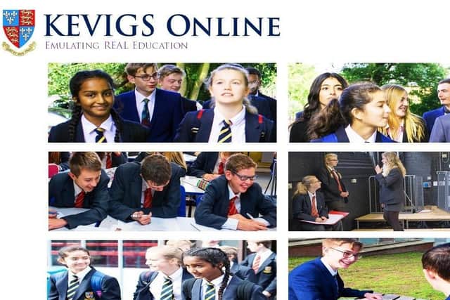 The ‘KEVIGS Online’ system has been a big hit with pupils and parents alike.