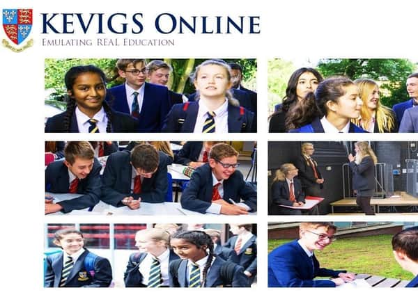The ‘KEVIGS Online’ system has been a big hit with pupils and parents alike.