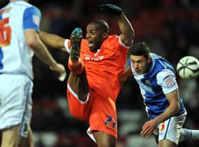 Dany N'Guessan in action for Millwall against Blackburn Rovers. Photo: GettyImages