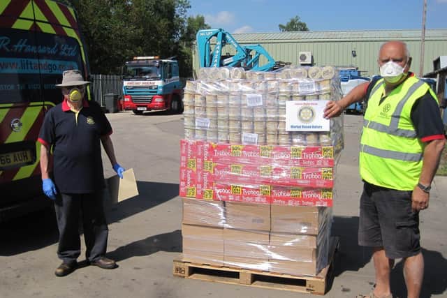 Market Rasen Rotary Club is supporting local food banks EMN-200525-063352001