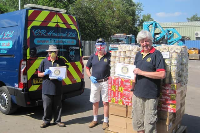 Market Rasen Rotary Club is supporting local food banks EMN-200525-063402001