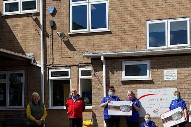 A donation of televisions and radios has been made to Eresby Care Home in Spilsby.