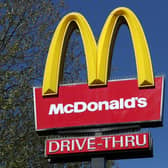 A McDonald's drive-thru sign. Photo: Getty Images