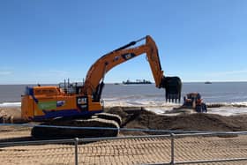 An annual scheme to shore up the Lincolmshire shoreline has returned. Picture: Environment Agency