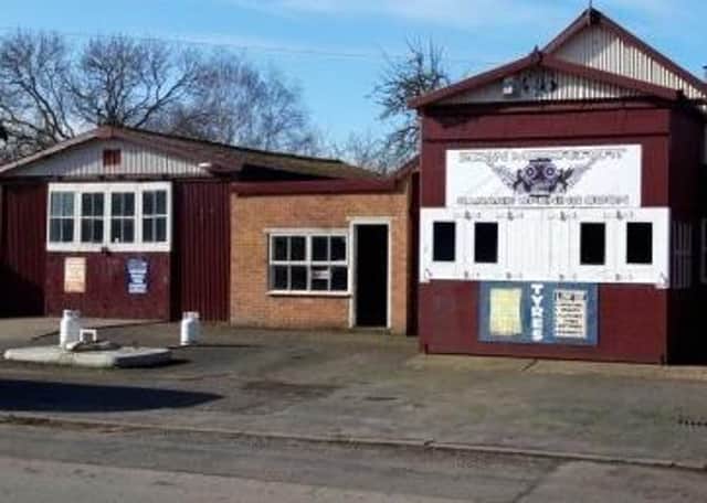 The current garage