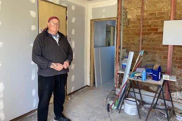 Slowly the interior of the Drive's home is taking shape.