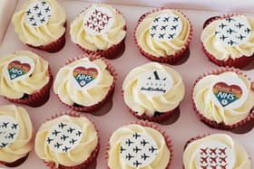 Cupcakes for NHS heroes from Asali Designs of Navenby. EMN-200106-142821001