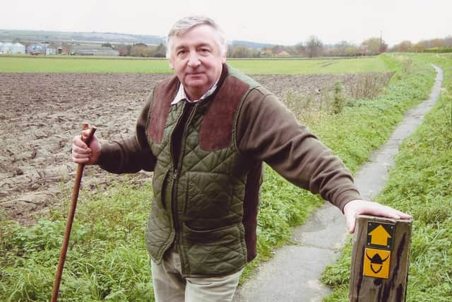 Coun Lewis Strange in his beloved Wolds countryside EMN-200531-203629001