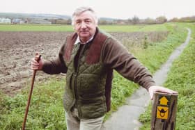 Coun Lewis Strange in his beloved Wolds countryside EMN-200531-203629001