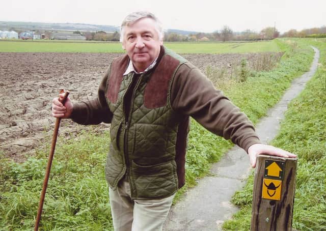 Coun Lewis Strange in his beloved Wolds countryside EMN-200531-203629001