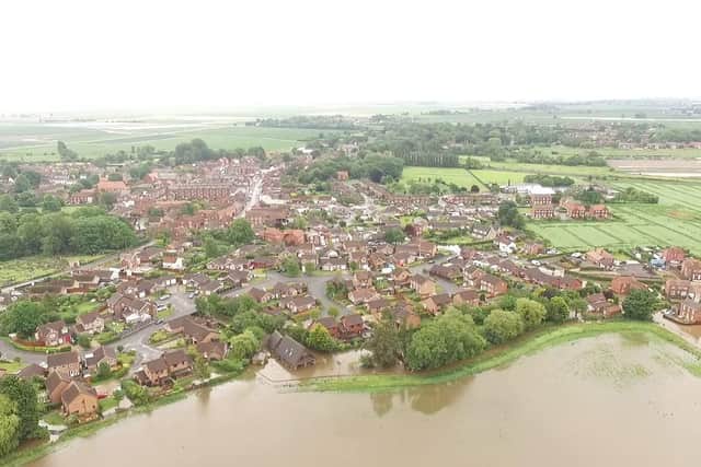 Wainfleet was flooded after three days of rain fell on June 13 last year.