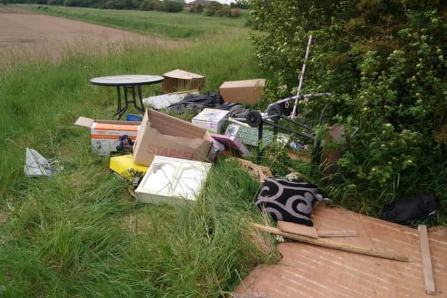 Fly-tipping is showing a huge increase
