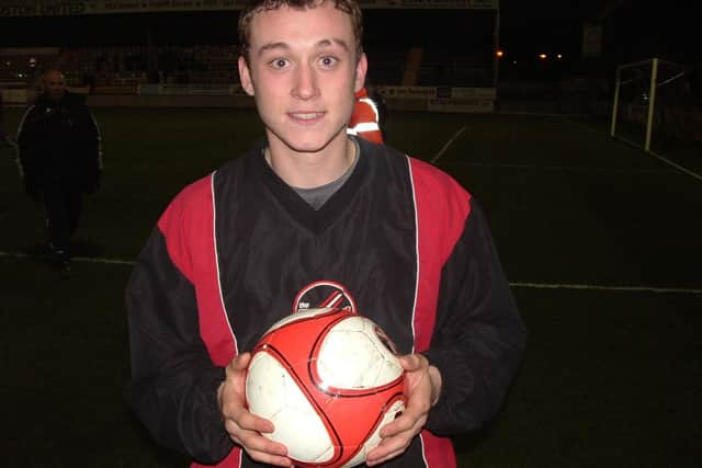 Miller celebrates his first Pilgrims hat-trick.