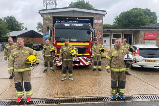 Binbrook Fire Crew charity run EMN-200806-071845001