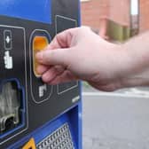 Car parking meter in East Lindsey.