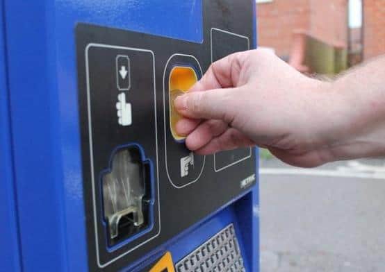 Car parking meter in East Lindsey.