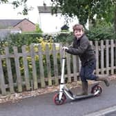 Louis Speller on his two-wheel fundraiser EMN-201106-094228001