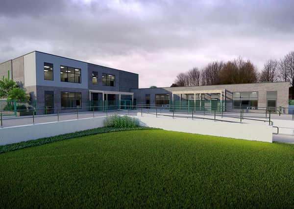 An artist's impression of the future school site, due to come into use from September 2021.