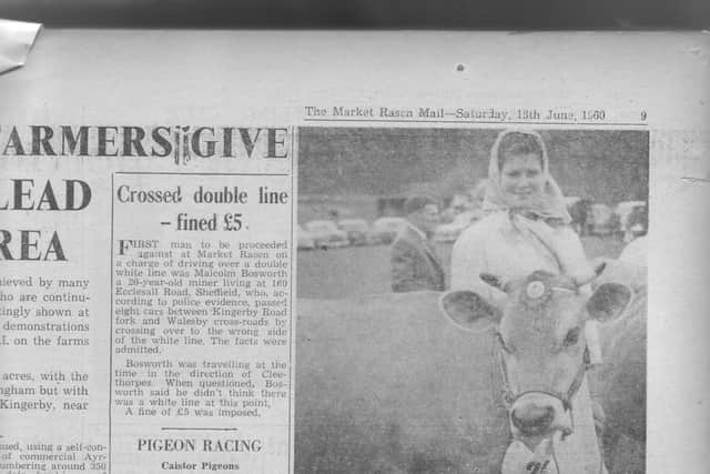 1960: Back in 1960, Mrs Neil Heneage, of Hainton Hall, proved to be a prominent prizewinner at the South Wold Show. EMN-200406-141724001
