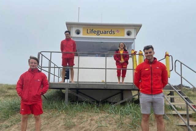 RNLI lifeguards have returned to Skegness beach.