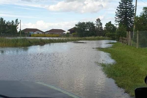 Nearly 600 homes were evacuated when over 150ml fell in two days, leading to the overtopping and erosion of the relief channel to the River Steeping on June 12.