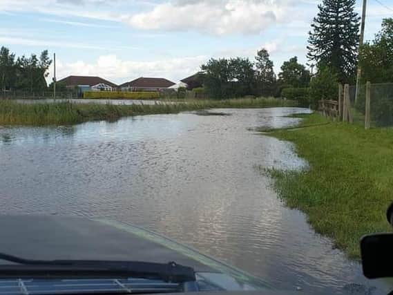 Nearly 600 homes were evacuated when over 150ml fell in two days, leading to the overtopping and erosion of the relief channel to the River Steeping on June 12.