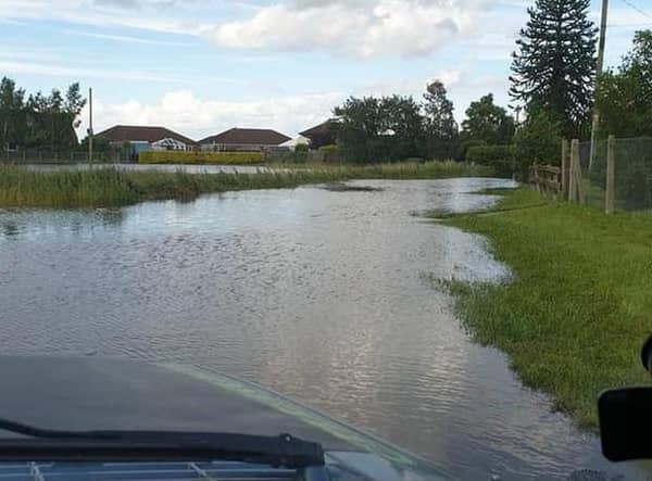 Nearly 600 homes were evacuated when over 150ml fell in two days, leading to the overtopping and erosion of the relief channel to the River Steeping on June 12.
