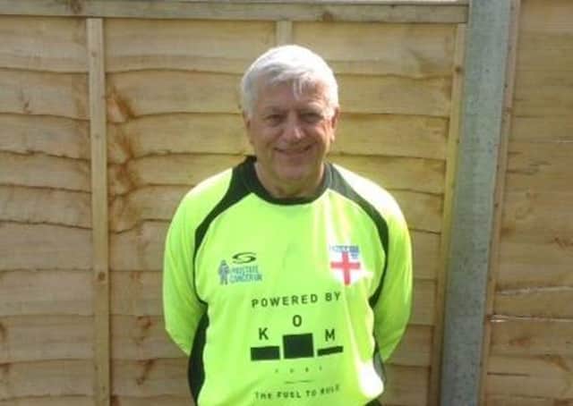 Sleaford and England walking football keeper John Sykes EMN-191006-102415002