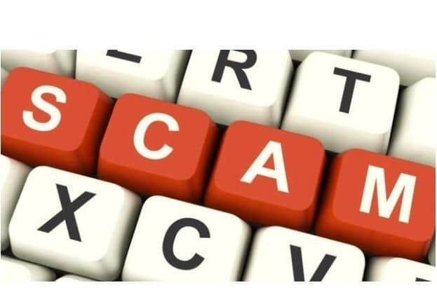 Scam stock image