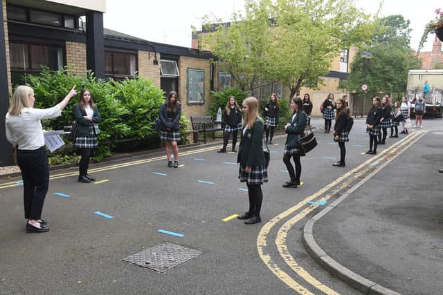 Sleaford and Kesteven High School re-opens for some pupils. EMN-200615-161603001