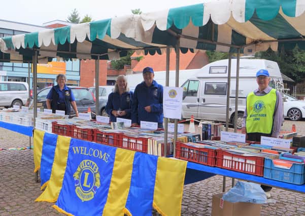 Market Rasen Lions were back with their popular book stall EMN-200616-101210001