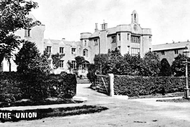 Sleaford Union Workhouse in the late 1800s. EMN-200619-161940001