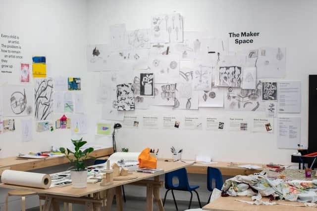 Time to get creative ... The NCCD is to hold an open exhibition to help a Covid-19 struck community. Picture: Scott Murray