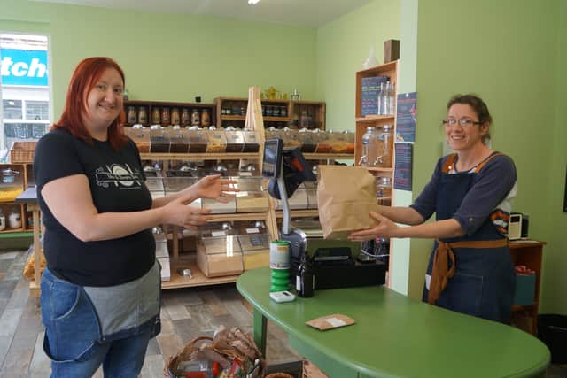 Nicky Brooksbank shopping at The Green Life Pantry