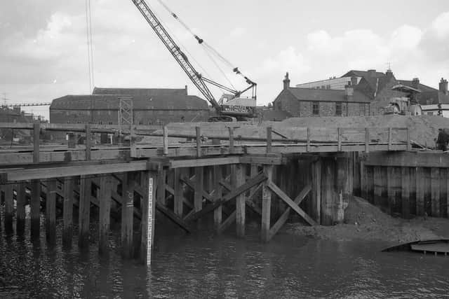Looking upstream towards the town centre.
