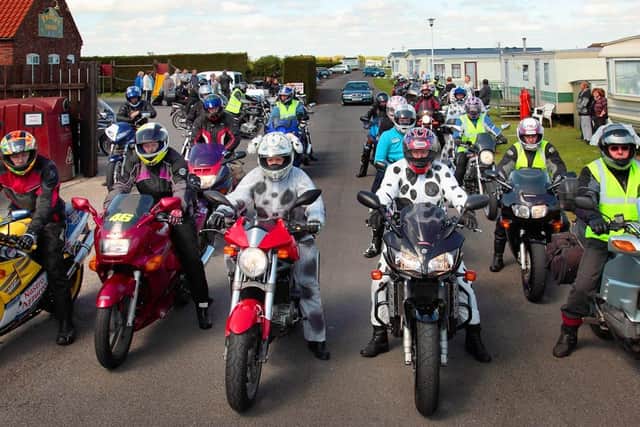Skegness Motorcycle Club 10 years ago.