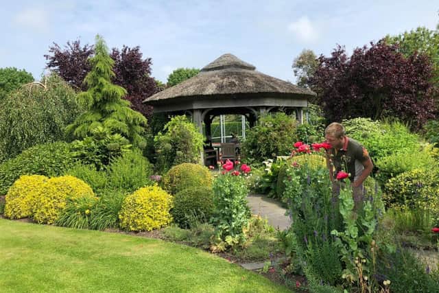 Ludney House Farm garden near Louth