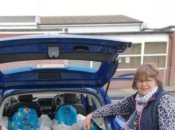 Staff at the Richmond School have been helping deliver school meals.