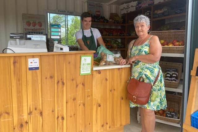 Verity Moseley is a regular customer at Willows Farm Pick Your Own in Chapel St Leonards and is delighted to see it back open.