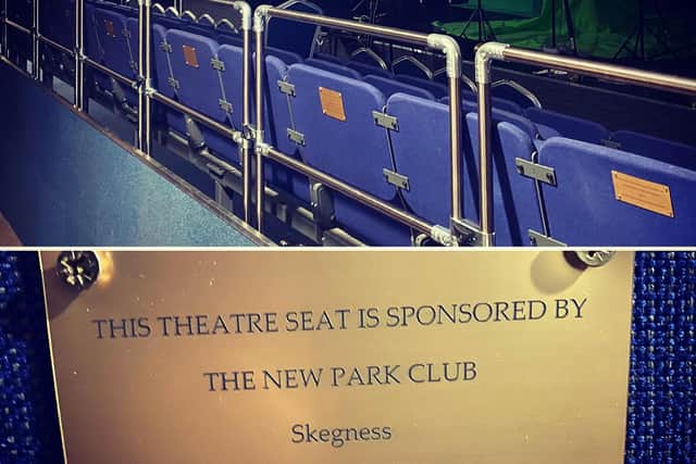 New sponsored seating.