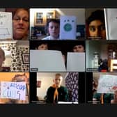 A screenshot from one of the Scouts' virtual sessions.