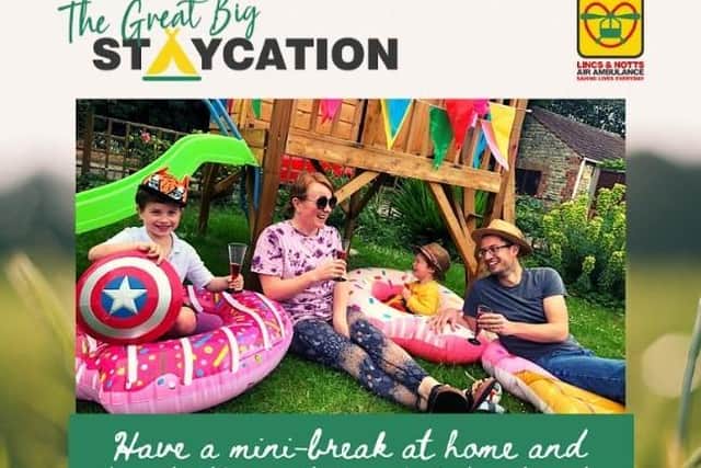 Celebrate the British summer and take part in the Lincs & Notts Air Ambulance’s Great Big Staycation EMN-200622-115033001