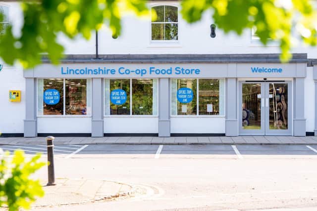 The new-look Co-op in Tattershall’s historic Market Place