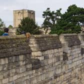 Wall walk at Lincoln Castle EMN-200622-131130001