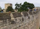 Wall walk at Lincoln Castle EMN-200622-131130001