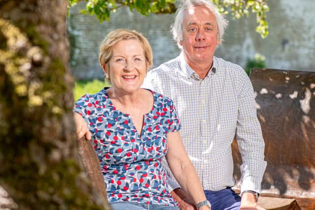 Francis Dymoke and his wife Gail