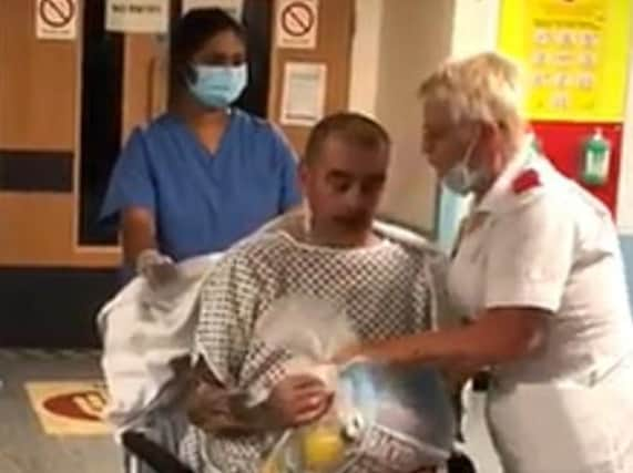 Gary and Astrid are reunited as he leaves ICU