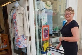 Shop manager Diane Cresswell is delighted to be open again