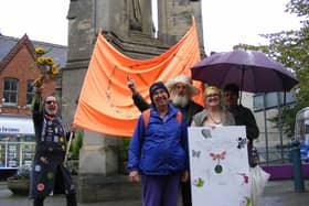 Extinction Rebellion campaigners marched from Handley Monument to the office of Sleaford and North Hykeham MP Dr Caroline Johnson back in October. Now they are doing it again. EMN-200623-184052001