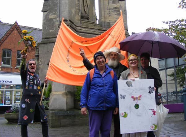 Extinction Rebellion campaigners marched from Handley Monument to the office of Sleaford and North Hykeham MP Dr Caroline Johnson back in October. Now they are doing it again. EMN-200623-184052001